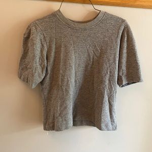 Everlane cropped terry tshirt size small